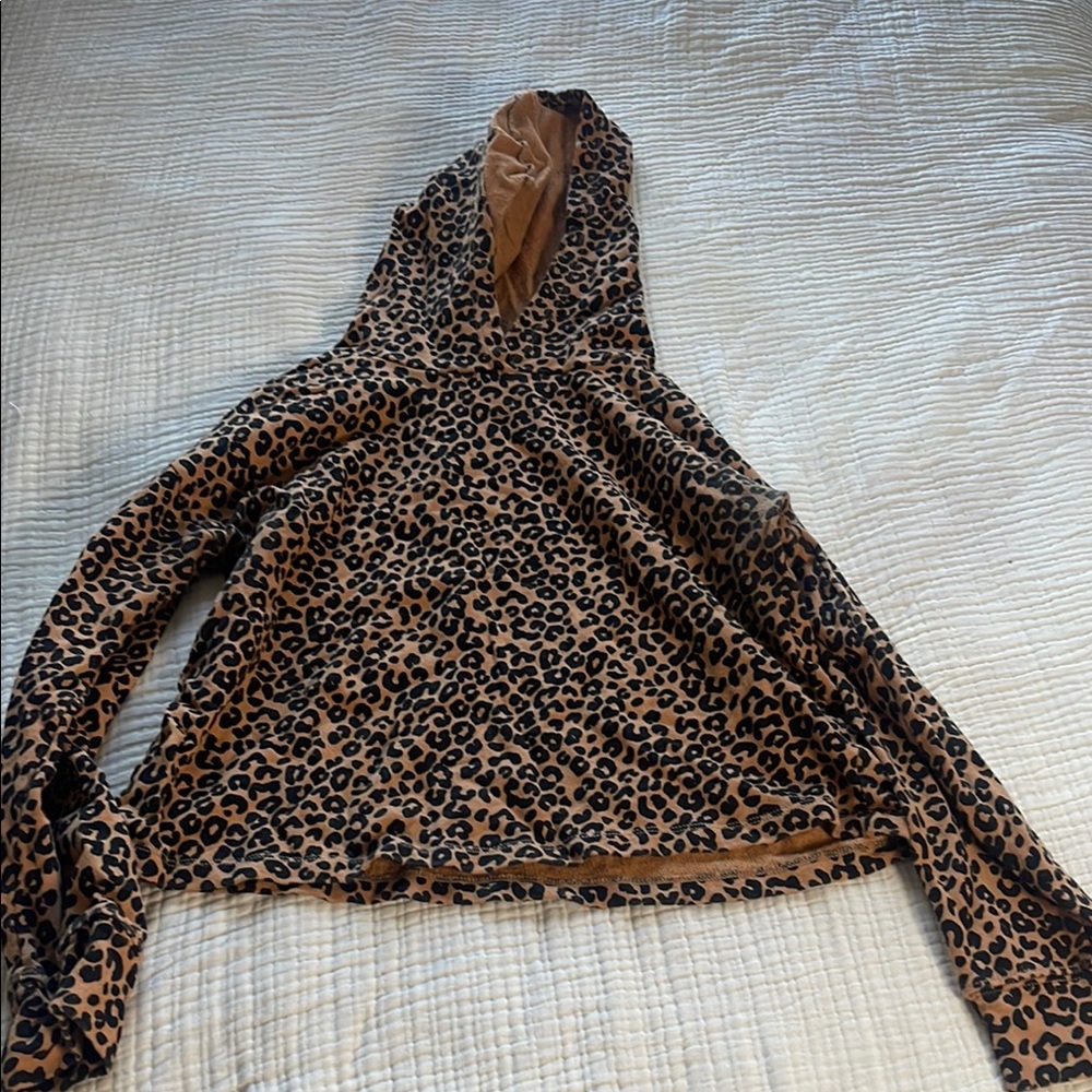 Leopard Print Hoodie